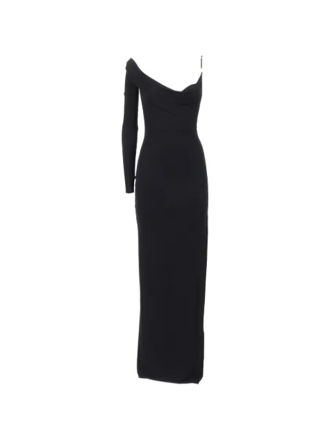 Elisabetta Franchi Red Carpet dress in crêpe jersey Black ABR4762E2