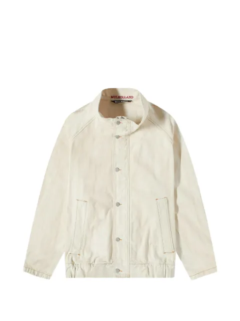 Palm Angels Dirtybull Mullholland denim jacket Neutrals 35670351960