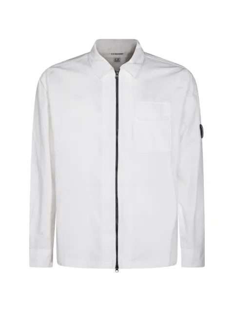 C.P. Company zip-fastening shirt White RCCMOS705A110143G103