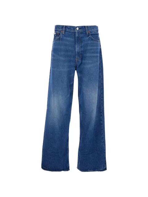 Calvin Klein logo-patch jeans Blue LV04RF799GXAW