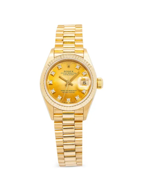 Rolex Datejust diamond 26mm watch Gold 69178
