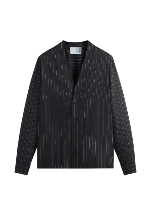 KITH stripe sullivan gi shirt Black KHM031114001