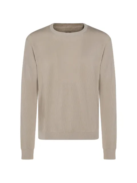 Rick Owens ribbed-knit sweater Neutrals RU01F2615KWVH