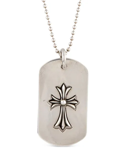 Chrome Hearts logo-embellished pendant necklace Silver CHRM0694
