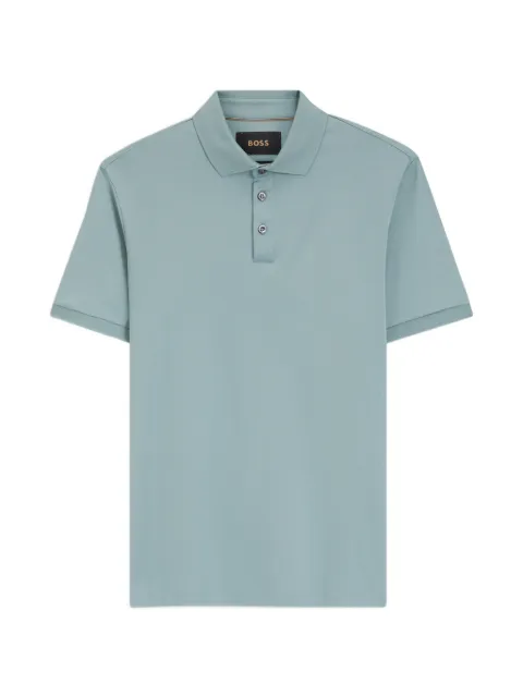 BOSS button-placket polo shirt Blue 50494980