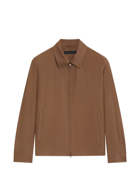 BOSS zipped shirt jacket Brown 50564223