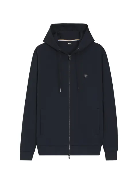 BOSS zip-up hoodie Blue 50555851