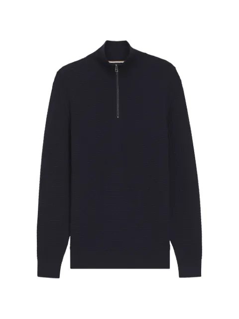 BOSS half-zip sweater Blue 50555118