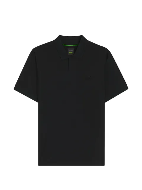BOSS x Porsche mercerised-cotton polo shirt Black 50559801