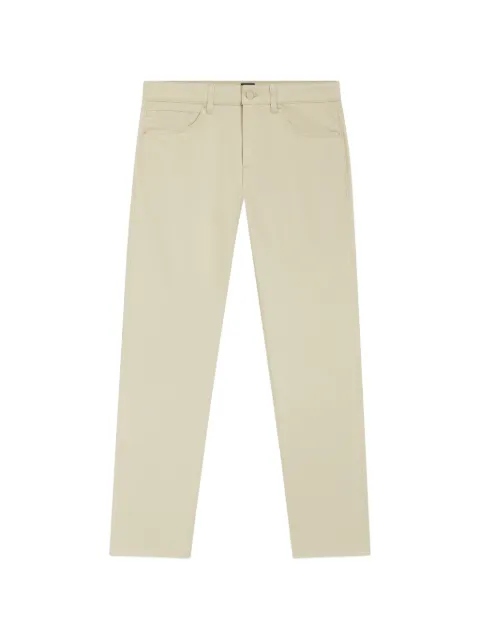 BOSS Delaware slim-fit trousers in a cotton blend Neutrals 50560031