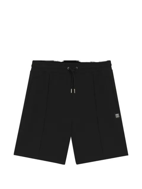 HUGO drawstring panelled shorts Black 50562844