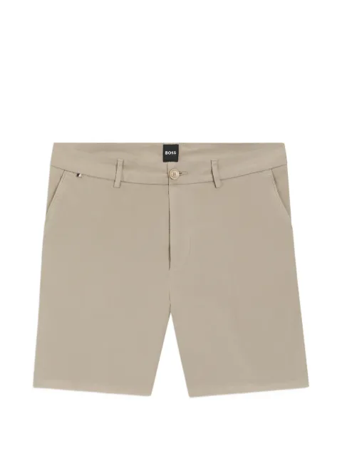 BOSS logo-patch shorts Neutrals 50555235