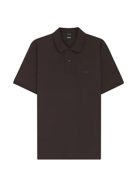 BOSS short-sleeve polo shirt Brown 50553564