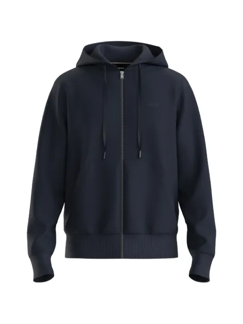BOSS zip-up hoodie Blue 50546405