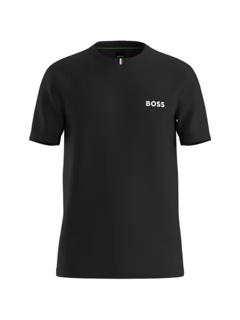 BOSS stripe T-shirt Black 50554543