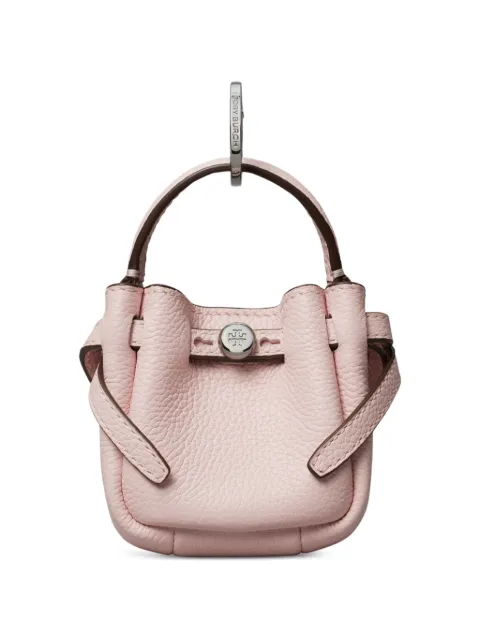 Tory Burch Romy bucket bag charm Pink 184996