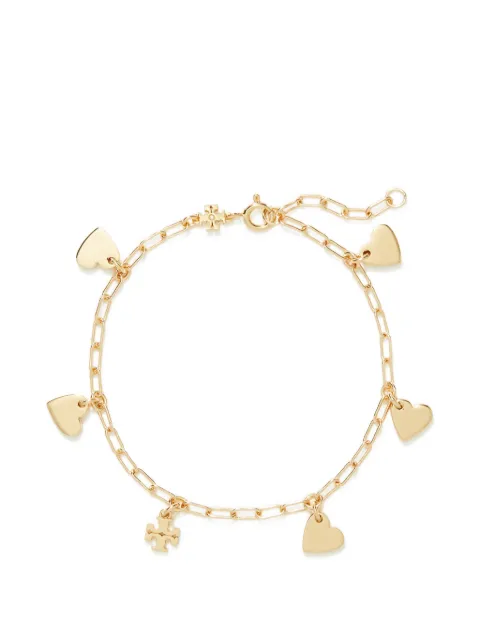 Tory Burch cURIOSITY heart-charm bracelet Gold 180890