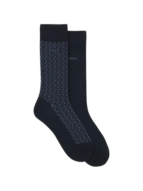 BOSS mini cube socks (pack of two) Blue 50554538