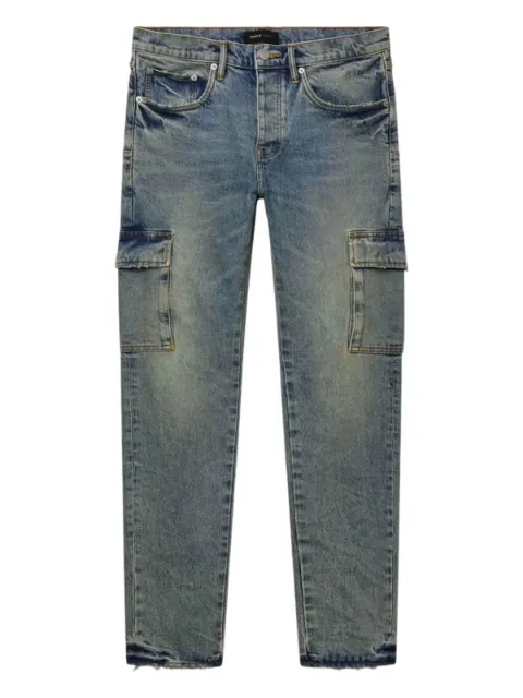 Purple Brand cargo skinny jeans Blue P001SCPL