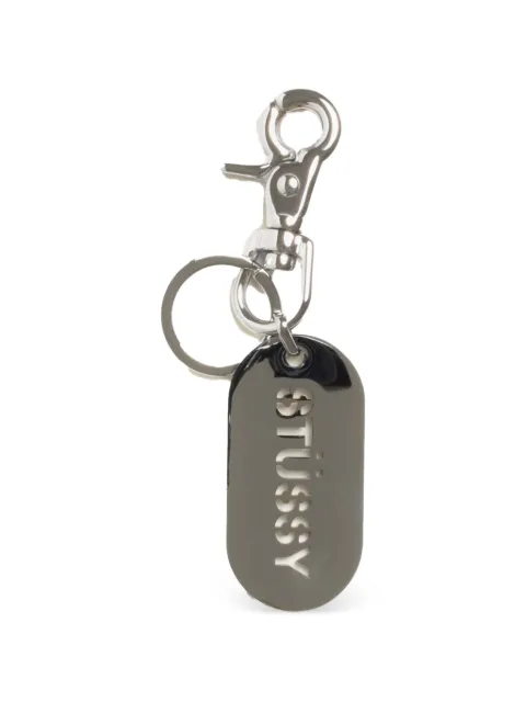 Stüssy metal keychain Silver STUS332