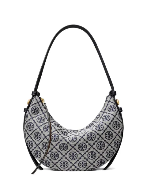 Tory Burch Romy Half Moon pattern shoulder bag Grey 178683