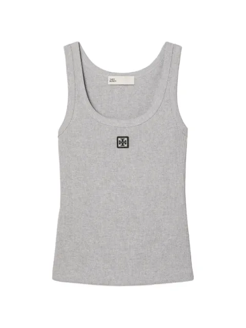 Tory Burch cotton scoop tank Grey 165173