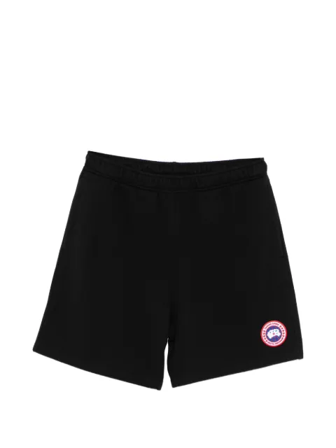 Canada Goose logo-patched track shorts Black 1542M9061