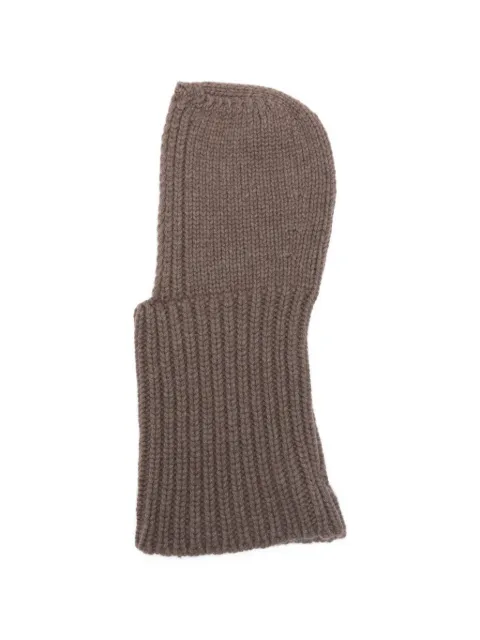 Blanca Vita ribbed balaclava Brown 350C