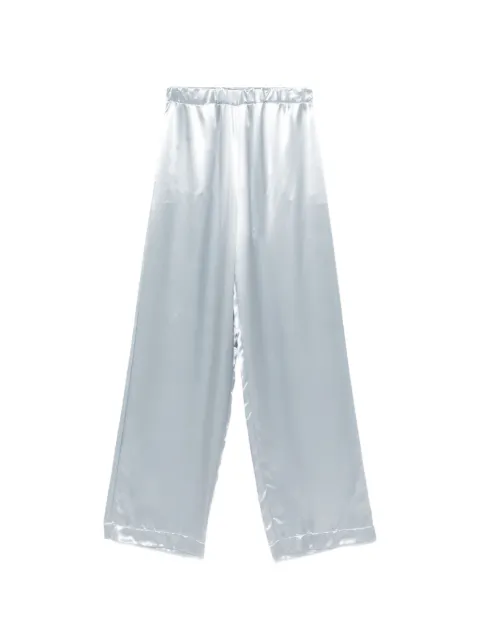 Fabiana Filippi elasticated palazzo pants Blue PAD266F4560000D944