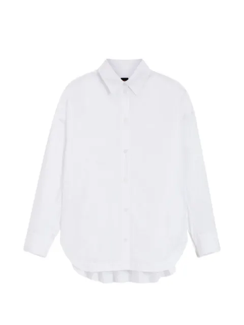 BOSS oversized-fit cotton shirt White 50553890