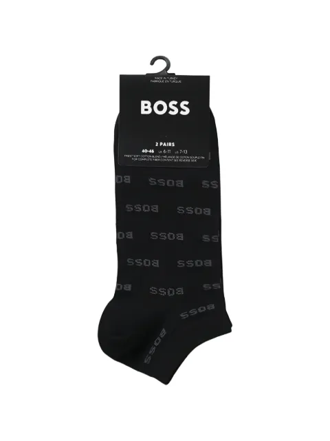 BOSS logo-detail socks Black 50511423