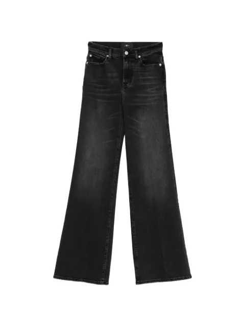 7 For All Mankind Moder Dojo flared denim jeans Black 7U340C32
