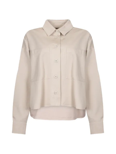 Weekend Max Mara patch-pocket button shirt Neutrals 2615111081600