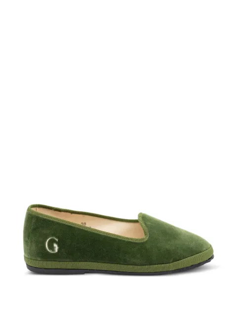 Gondolina Sant Erasmo logo-detail loafers Green GPL05