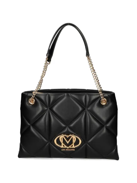 Love Moschino quilted tote bag Black JC4040PP1O