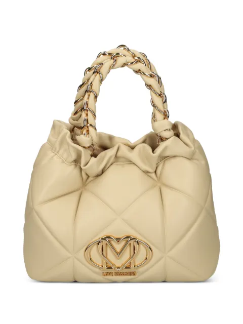 Love Moschino quilted bucket bag Neutrals JC4115PP1O