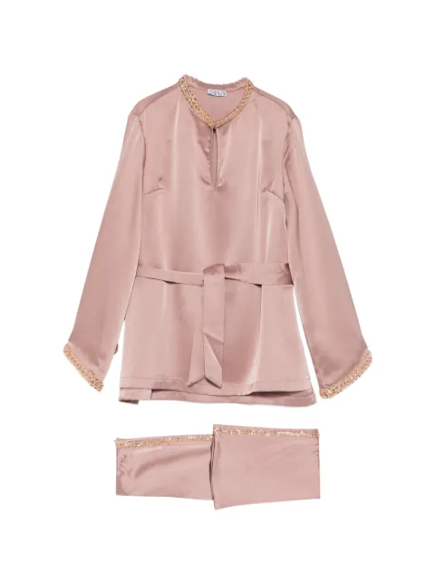 Baruni Samar embellished trousers suit Neutrals SS2628BR