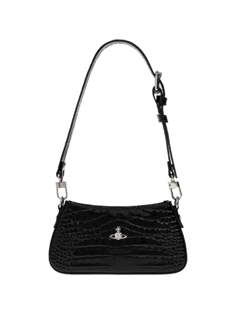Vivienne Westwood Tasha orb embossed tote bag Black 5801000JWL0098