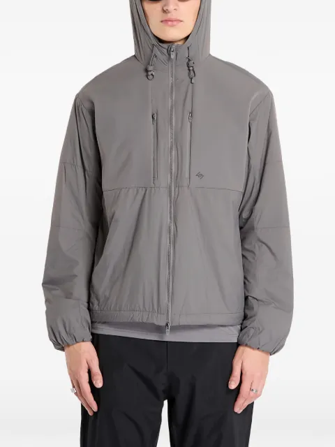 Represent 247 Panelled Insulated hodded jacket Grey 247M10005844