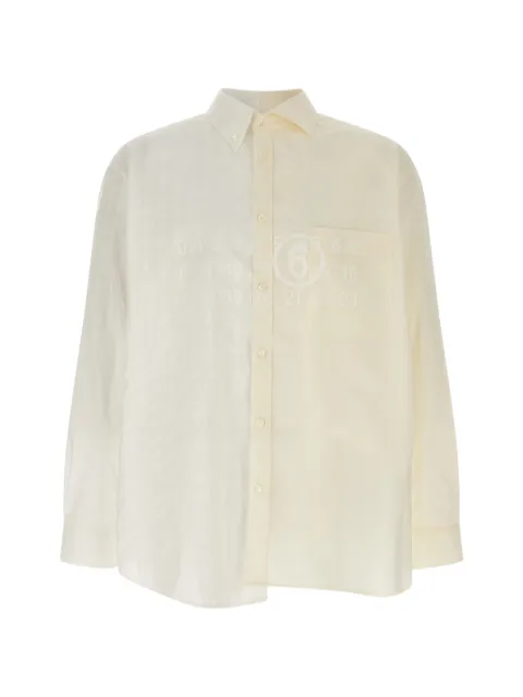 MM6 Maison Margiela panelled shirt White SH0DT0025MTN135