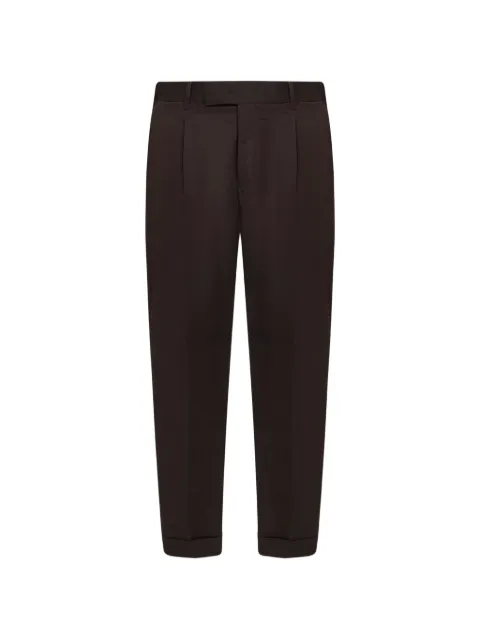 PT Torino pleated trousers Brown CORSZAZ40FWDSD590170