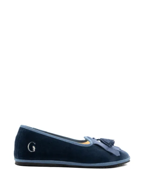 Gondolina Monte Cristallo fringe tassel loafers Blue GPL06