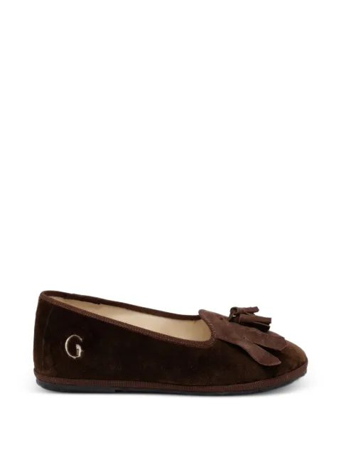 Gondolina Loita logo-detail loafers Brown GPL06