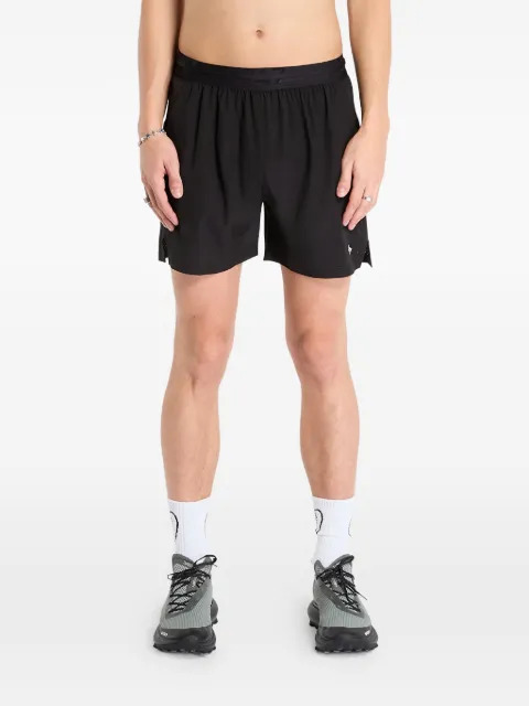 Represent logo-detail track shorts Black 247M10002301