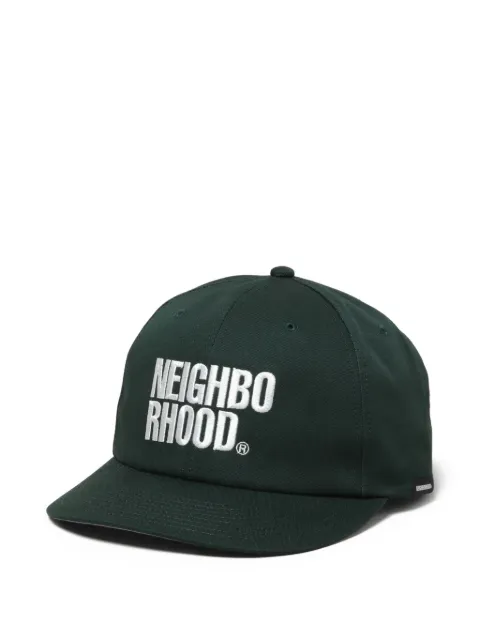 Neighborhood logo baseball cap Green 252YGNHHT05