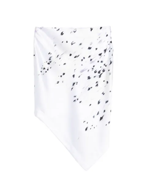 IRO print midi skirt White WP31VOLTERA