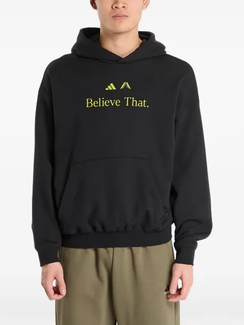 adidas x Anthony Edwards kangaroo-pocket hoodie Black JW2927
