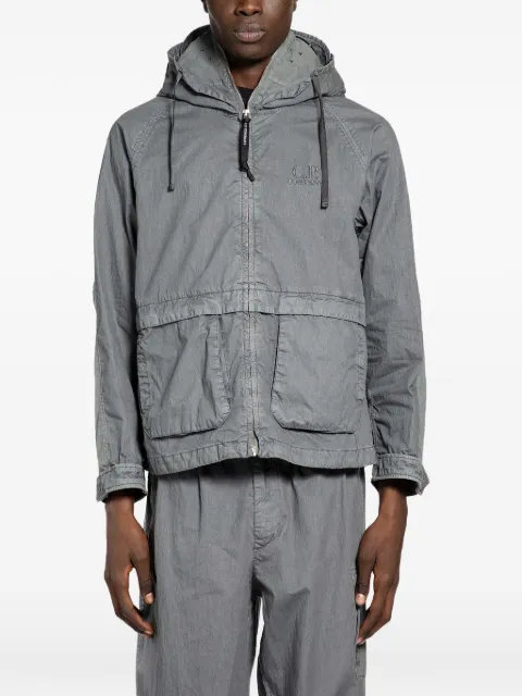 C.P. Company 50 Fili wax Explorer jacket Grey 20CMOW110A110543D921
