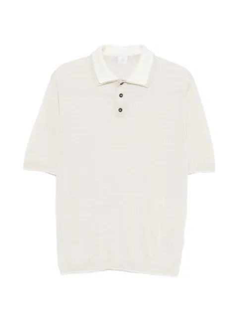 Eleventy collared button polo shirt Neutrals M76POLM01MAG0M0590201