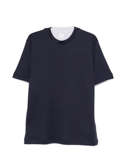 Eleventy trimmed T-shirt Blue M75TSHM04TES0M2371113